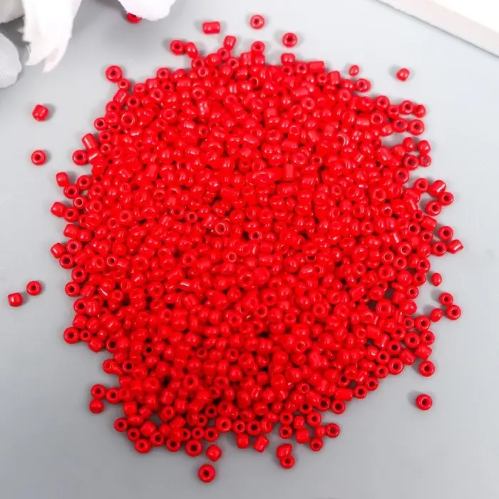 Бисер круглый размер 12/0  Бисер круглый размер 12/0 "Апельсин" 20 гр