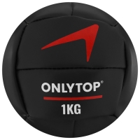 Медицинбол ONLYTOP, 1 кг, d=14 см