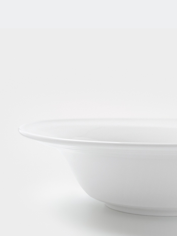 Тарелка глубокая Hanna Knövell, d=19.8 см, фарфор, белая