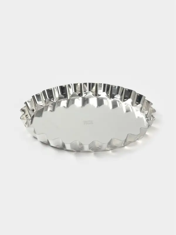 Форма для выпечки, d=26 см, h=2.8 см, жесть, серебристая