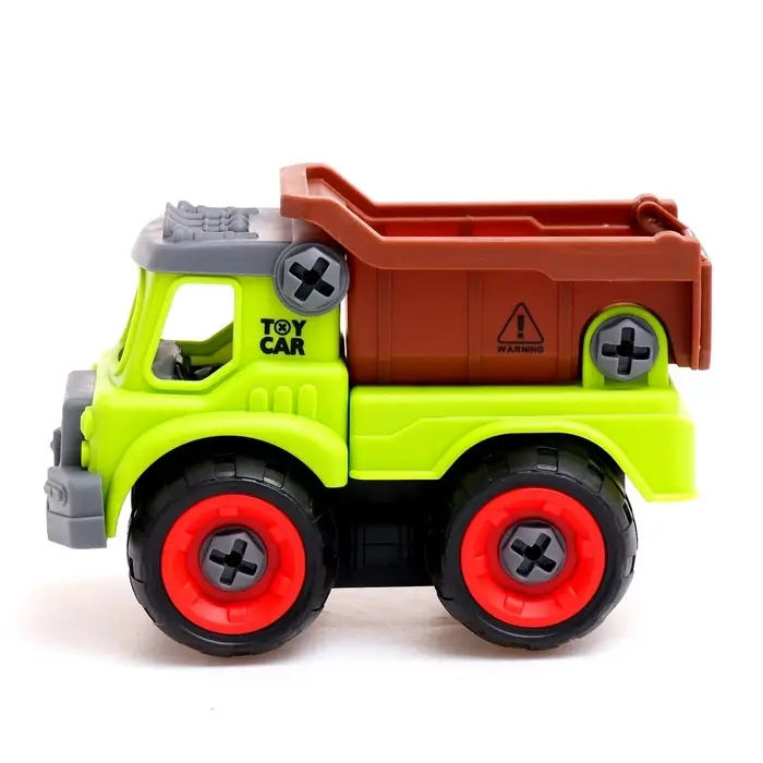 Конструктор винтовой &laquo;Фермерский транспорт&raquo;, набор 2 штуки, с отвёрткой, 55 деталей