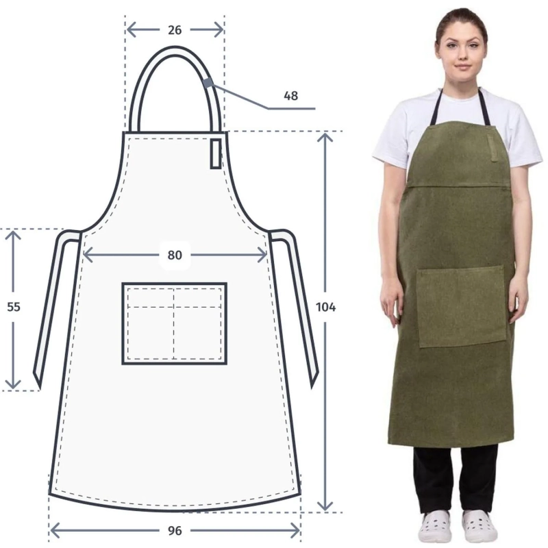 Фартук брезентовый