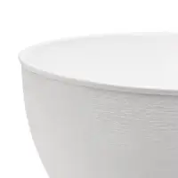 Горшок для цветов с поддоном 0,8 л d14 см h8 см "Фиалочка" белый