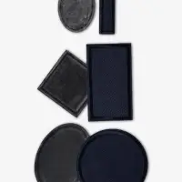 Набор заплаток для одежды, термоклеевые, 6 шт., синий