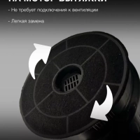 Фильтр угольный HCF 14S черный (2шт.)