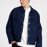 Куртка джинсовая O2, темно-синяя, размер 3XL/4XL