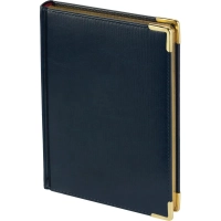 Ежедневник недатированный А5+, 145х205,Sidney Nebraska,син,з.уг 3-128/14