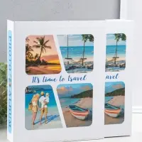 Фотоальбом на 200 фото 13х18 см "Семейный отдых на море" в коробке 5,5х23,5х29,5 см