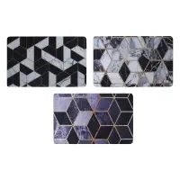 Коврик придверный тм VETTA Print, ПВХ, 44х74 см, 3 дизайна, резиновая подложка