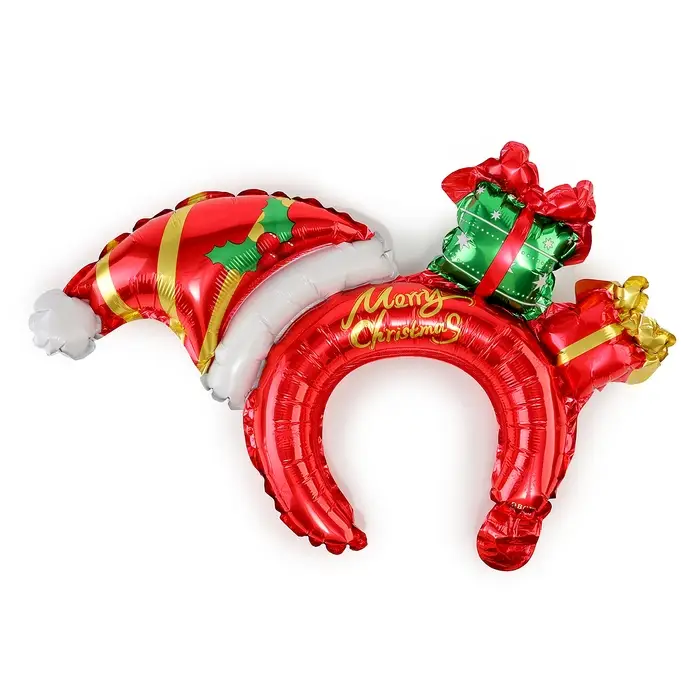 Ободок новогодний воздушный 14" &laquo;Новогодняя шапка&raquo;