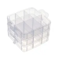 Органайзер тм VETTA, 3-х уровневый, 18 ячеек, пластик, 15х15х12,5см