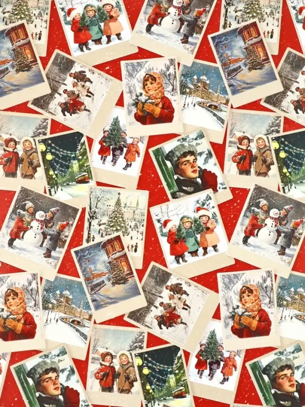 Набор упаковочной бумаги &laquo;Новогодняя&raquo;, 4 листа, 70 &times; 100 см