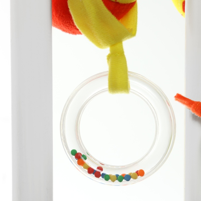 Растяжка - спираль с игрушками дуга на коляску / кроватку для малышей 0+ «Жирафик», Крошка Я Растяжка - спираль с игрушками дуга на коляску / кроватку для малышей 0+ «Жирафик», Крошка Я