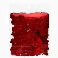 Наполнитель для шаров &laquo;Конфетти сердце&raquo;, d=1.5 см, 10 г