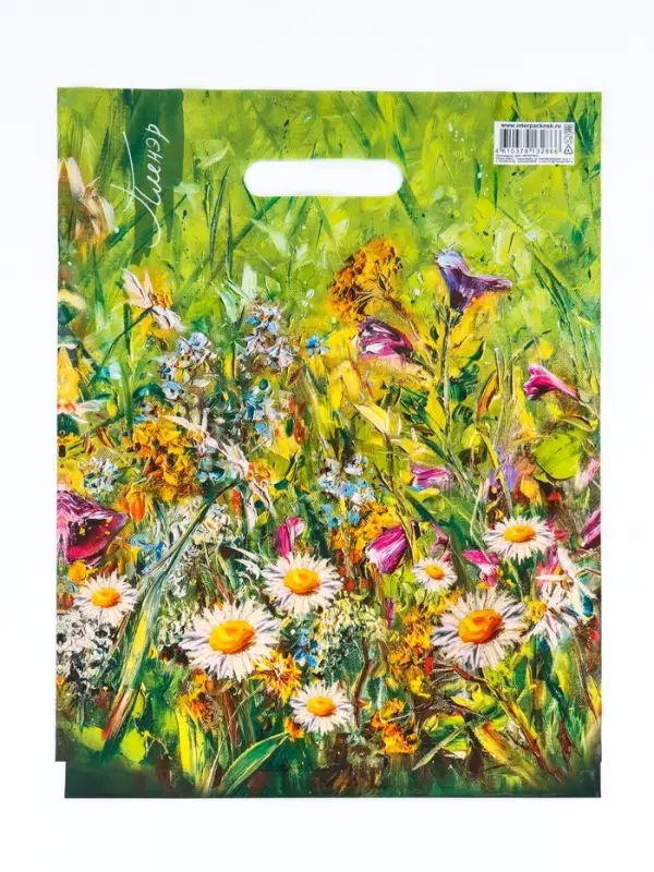 Пакет подарочный &laquo;Пленер&raquo; полиэтиленовый с вырубной ручкой, ламинированный 31&times;40 см, 30 мкм