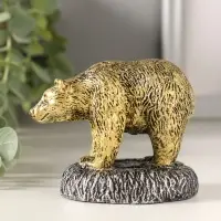 Сувенир Медведь Россия большой, 7х8,5х4,5см