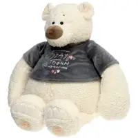 Мягкая игрушка "Медведь Тато в графитовой майке", 37 см ММТато/38/гр