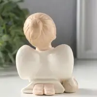 Фигурка керамика &laquo;Девочка-ангел с щенком молится&raquo;, 7.8&times;5.5&times;9 см