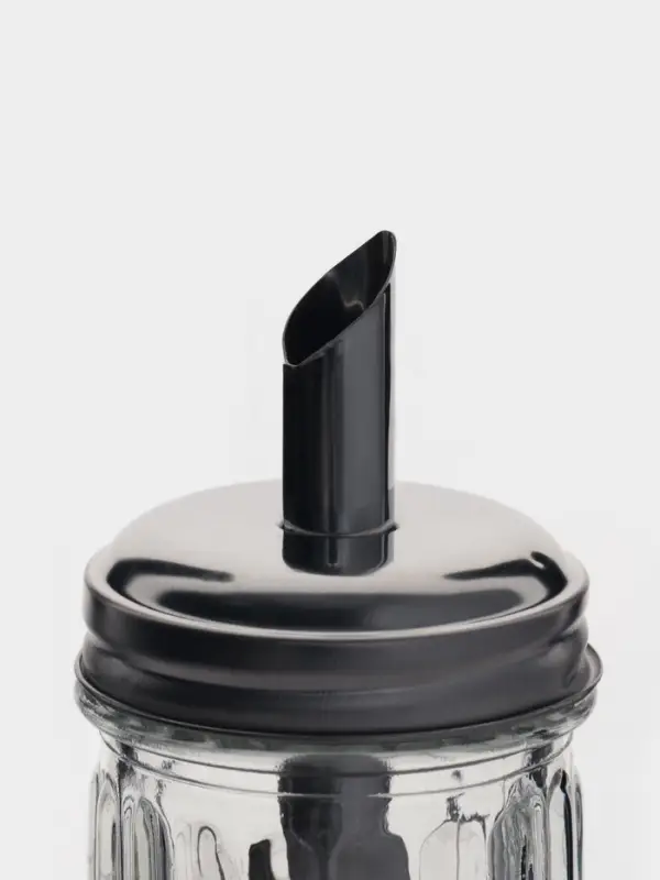 Сахарница Доляна &laquo;Перелив&raquo;, 210 мл, 13.5&times;7 см, с дозатором, стекло