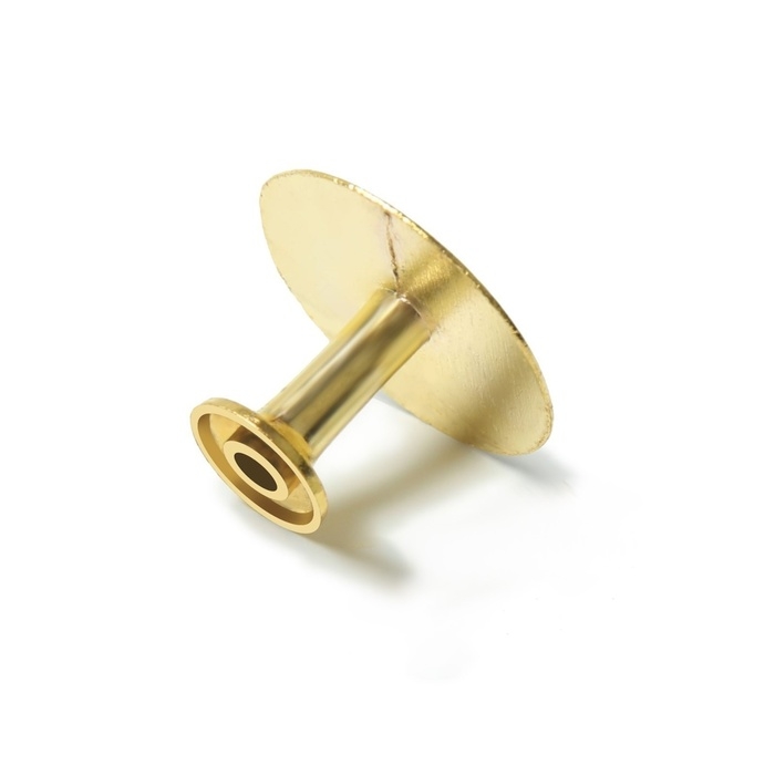 Ручка кнопка ТУНДРА РК014GP, цвет золото, 8 шт TMP Ручка кнопка ТУНДРА РК014GP, цвет золото, 8 шт TMP