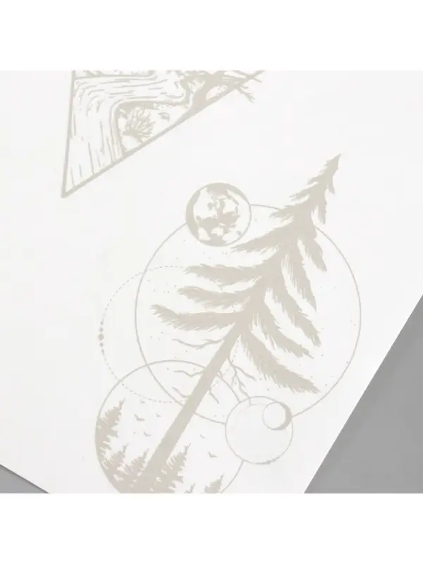 Переводная тату на тело «Природа», 18×11 см