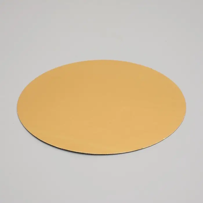 Подложка под торт, золото-серебро, 28 см, 0.8 мм