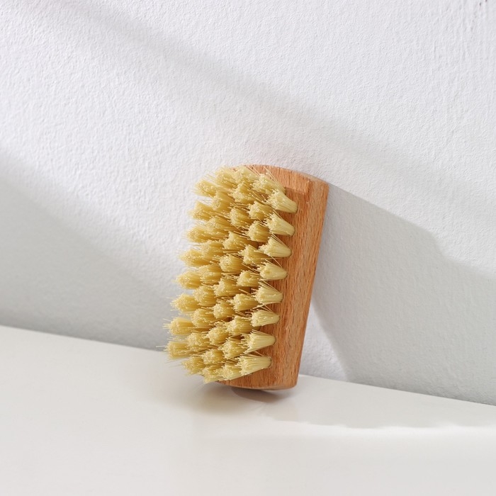 Щётка для одежды, 8×3,5 см, 44 пучка, искусственная щетина, цвет МИКС Щётка для одежды, 8×3,5 см, 44 пучка, искусственная щетина, цвет МИКС