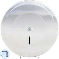 Диспенсер для туалетной бумаги сталь 370х350х121 мм