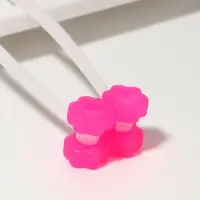 Массажёр для лица, 12&times;3.5 см, 2 ролика, розовый