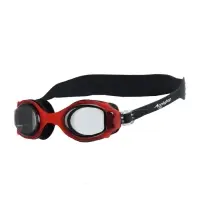 Очки для плавания детские ONLYTOP, беруши, цвет чёрный