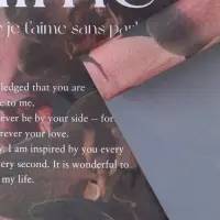 Бумага упаковочная для цветов двухсторонняя Je t`aime, 38 х 50 см