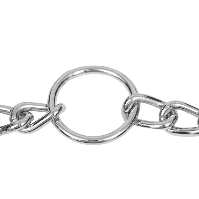 Ошейник - полуудавка строгий с защитными колпачками, 3 мм х 50 см Ошейник - полуудавка строгий с защитными колпачками, 3 мм х 50 см