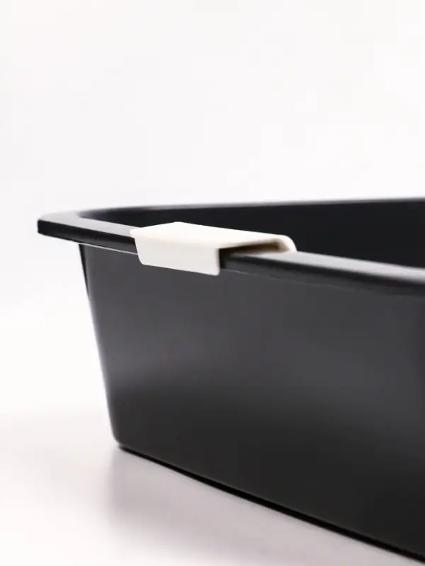 Туалет для кошек &laquo;Белла мини&raquo;, 35&times;26&times;6 см, с сеткой, пластик, серый