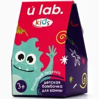 Бомбочка детская для ванны &laquo;Монстрики&raquo;, аромат вишнёвый леденец 40 г, URAL LAB