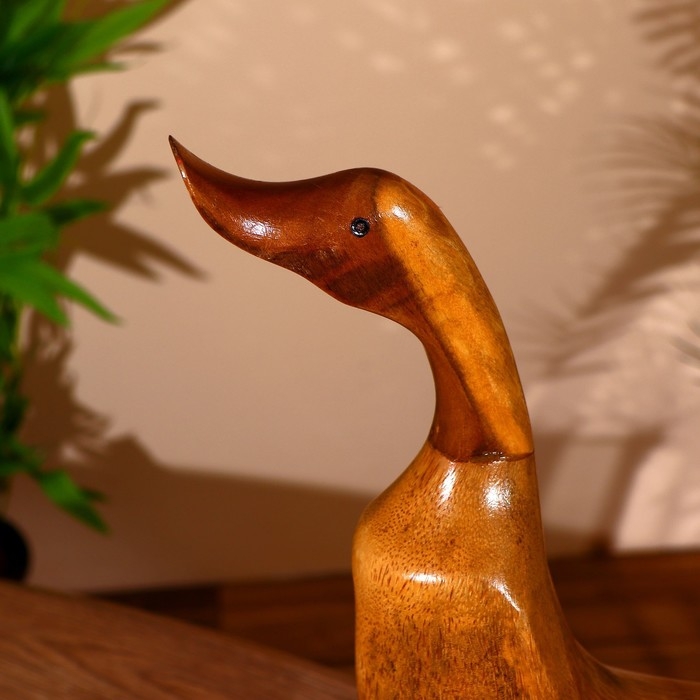 Сувенир «Утка натуральная», 50 см, дерево