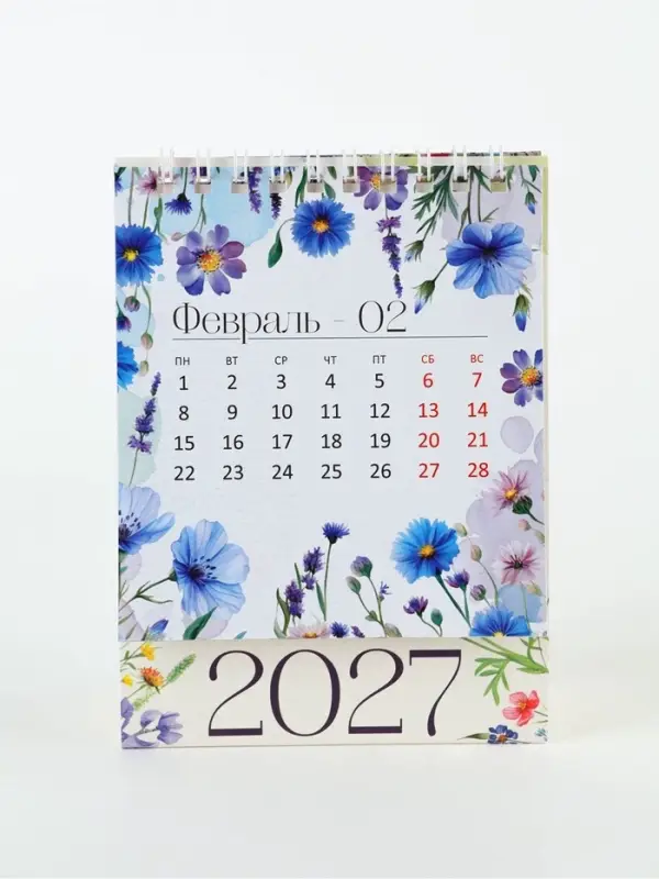 Календарь-домик 2027 &laquo;Цветы&raquo;