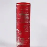 Ваза «Эстетика», рубин, h=26 см, стекло, красная