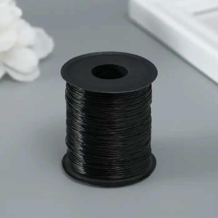 Мононить для творчества d 0.15 мм, 200±5 м, цв. черный