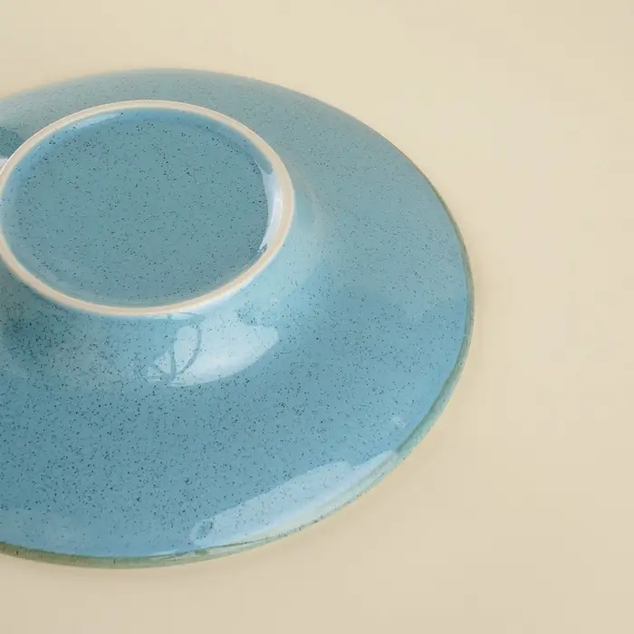 Тарелки для пасты SL Home &laquo;Аззура&raquo;, 160 мл, d=21.8 см, набор 2 шт., фарфор, бирюзовые