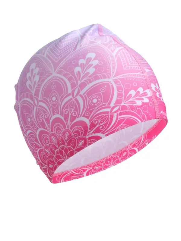 Шапочка для плавания взрослая ONLYTOP Swim, тканевая, обхват 54-60 см