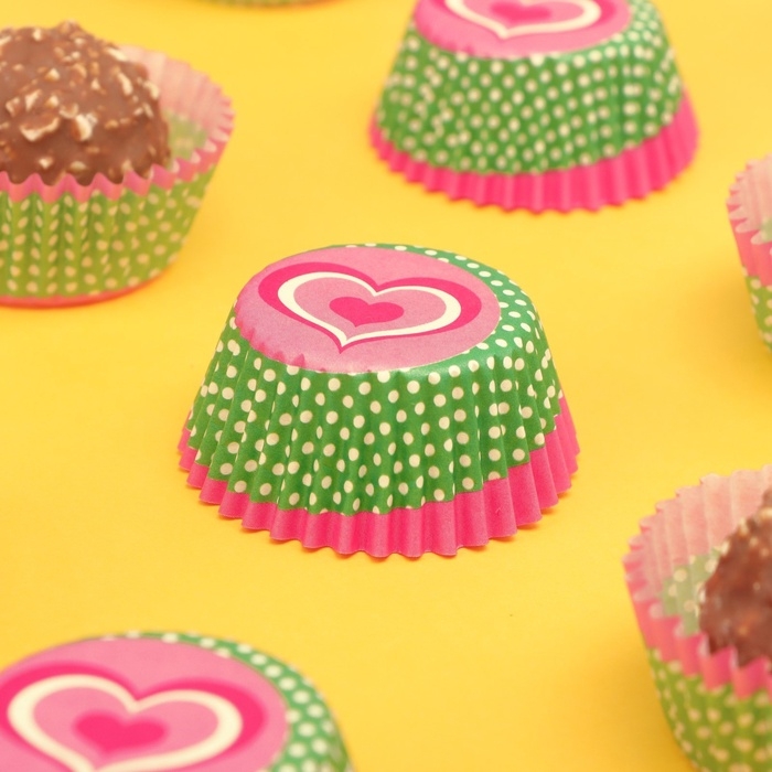 Форма для выпечки "Сердце", 3,5 х 2 см набор 300шт 7011029