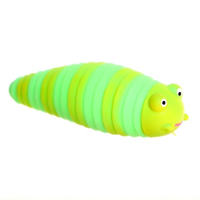 Мялка «Гусеница» с пастой, цвета МИКС Мялка «Гусеница» с пастой, цвета МИКС