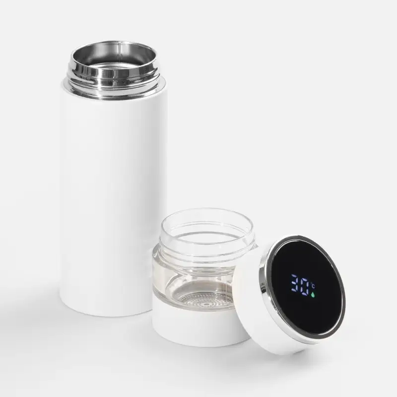 Смарт-бутылка с инфьюзером Thermory, белая Смарт-бутылка с инфьюзером Thermory, белая