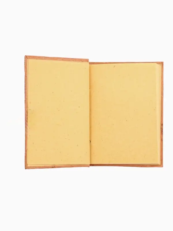 Блокнот в твёрдой обложке плетёный, 48 листов, 14&times;18&times;2 см, бежевый