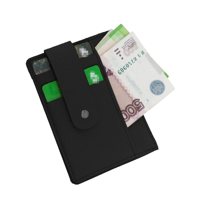 Футляр для карт (ВВ009-00550)12*1*8,3, черный