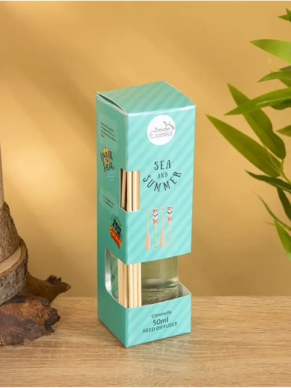 Диффузор ароматический Sea and Summer Citronella, 50 мл, 6 палочек, цитронелла