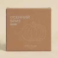 Тарелка SL Home &laquo;Осенний бриз&raquo;, 20.3&times;20&times;3.5 см, доломит, белая