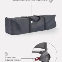 Манеж детский RANT "ROMANO", серый