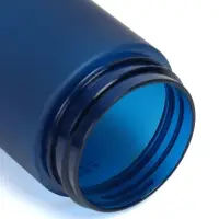 Бутылка для воды onlytop, 550 мл, тритан, с трубочкой, с поильником, синяя