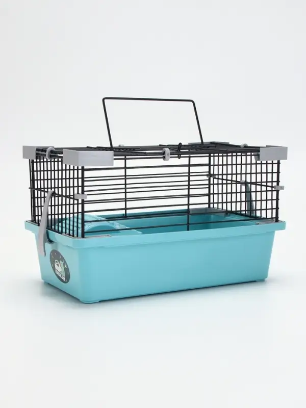 Клетка-мини для грызунов &laquo;Пижон&raquo; №1, 27&times;15&times;13 см, укомплектованная, бирюзовая